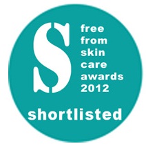 Free from skin care awards 2012