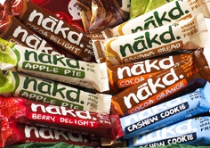 Nak'd bar selection, protein rich gluten free snack bars