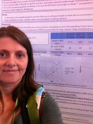 Me by the winning poster, needle length analysis