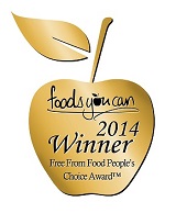 Best FreeFrom Blogger 2014 - People's choice awards by Foods You Can