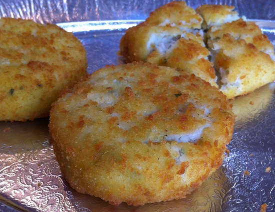 Really scrummy, nicely seasons fish cakes