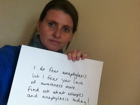 It's Allergy Awareness Week so I wanted to talk about living with fear