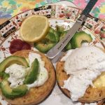 Newburn Bakehouse Gluten free #crumpetchallenge a la avocado and poached egg