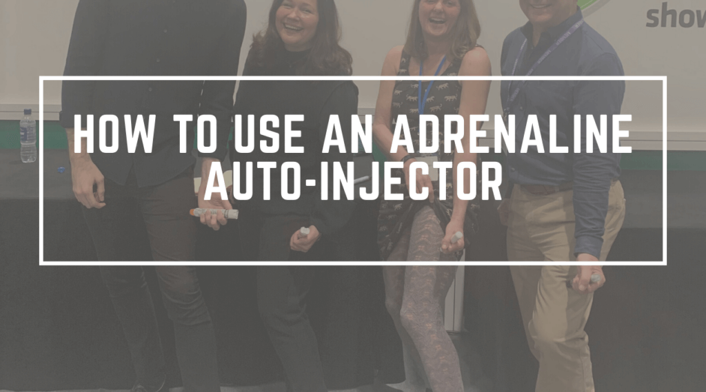 How to use an adrenaline auto injector