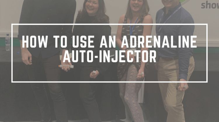 using adrenaline autoinjector