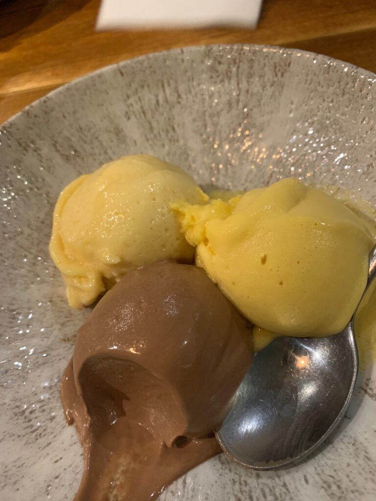 secret dairy free sorbets at the three oaks