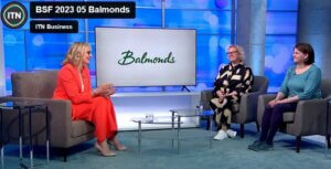 Balmonds and skincare on ITN film