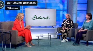 Balmonds and skincare on ITN film