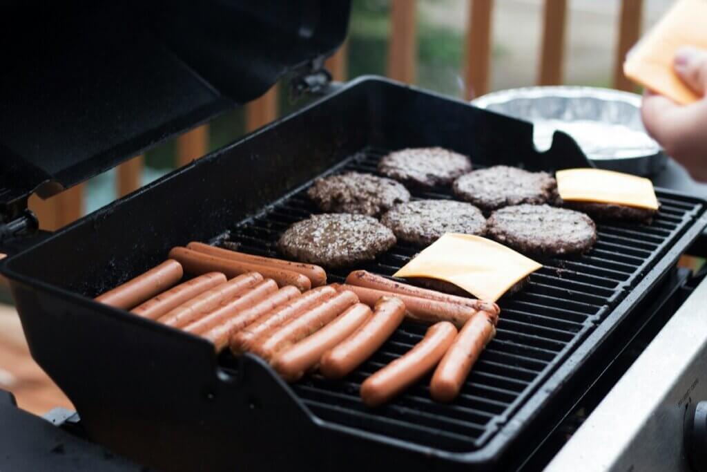 Cross contamination on a BBQ